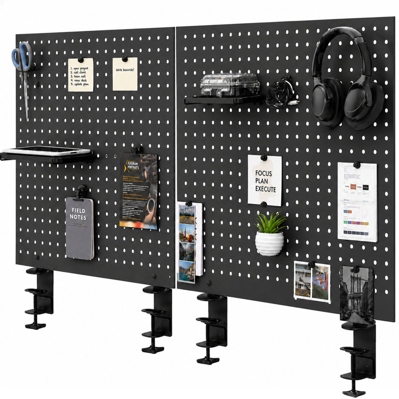 Panneau d'intimité magnétique VIVO à fixation en acier 60 po x 24 po (PP-DK30B-2)