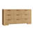 Modern Dresser with 9 Drawers for Bedroom, 57''Wide Wooden Fluted Chest Of Drawers for Closet Entry-798942485