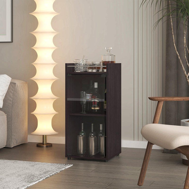 Cabinet Lampeter, salon, Noir