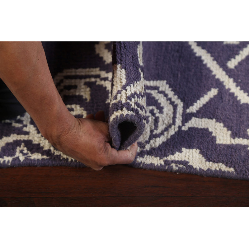 Tapis oriental à motif abstrait All-Over 5 x 8
