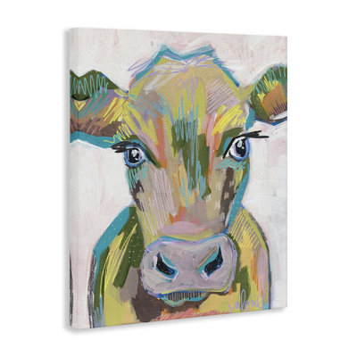 «Vivid Cow Visage» par Valerie Weiners