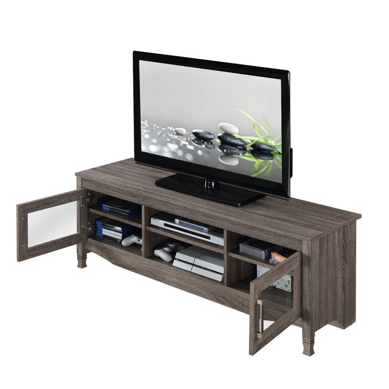 Techni Mobili Grey Driftwood TV Stand