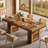 63'' Farmhouse Dining Table-348139638
