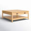 Jaylessa Wood 1 Drawer Coffee Table-99990789