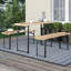 Hutsell 4 - Person Patio Dining Set Rectangular Table