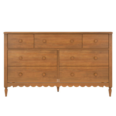 Charlotte 7 Drawer Dresser, Pecan