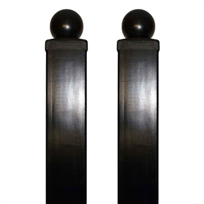 Barrière de portail pour portes d'entrée à double battant, H 110 po x l 3,5 po