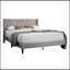 Cadre de lit tête de lit à motif de losanges moderne en tissu pour grand lit 1pc-1458054568