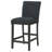 Aliziah Boucle Upholstered Counter Chair Black-95668005