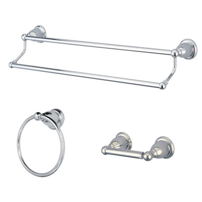 Kingston Brass Heritage 3-Piece Bathroom Hardware Set