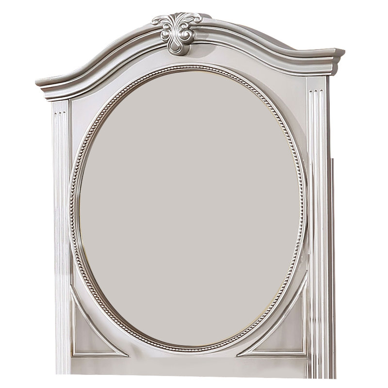 Lorain Wood Flat Mirror