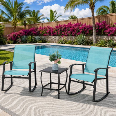 Armyn 2-Person Outdoor Patio Rocking Set