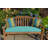 Casual Cushion Patterned Sunbrella® Fabric 1-Piece Indoor/Outdoor Square Throw Pillow, 15"W x 15"L, Cove Pebble-414156871-414156989