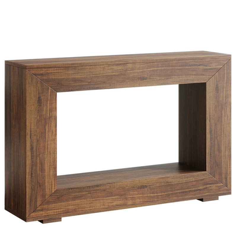 47.2" Console Table for Living Room, Entryway Table for Hallway, Brown