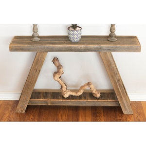 Lagho 46'' Solid Wood Console Table