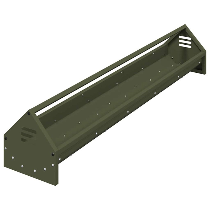 Cold-Rolled Steel Feeder, Olive Green