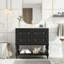 Meuble-lavabo avec lavabo supérieur, 4 tiroirs et tablette inférieure-817271997