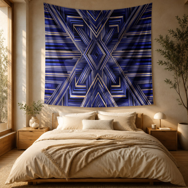 Tapisserie murale Op Art 82, 51 po x 60 po