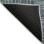 Tapis bleu sarcelle lavable à la machine intérieur / extérieur Xhevrie ACN1725-1002811319