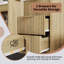 Ensemble de meuble-lavabo moderne avec lavabo Mid-Century-231672145-231672150