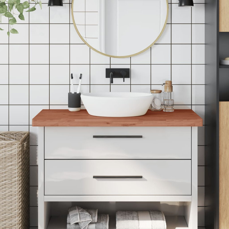 Jonesy 100cm Solid Wood Bathroom Vanity Top