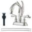 Robinet de lavabo de salle de bain à 2 poignées Swan