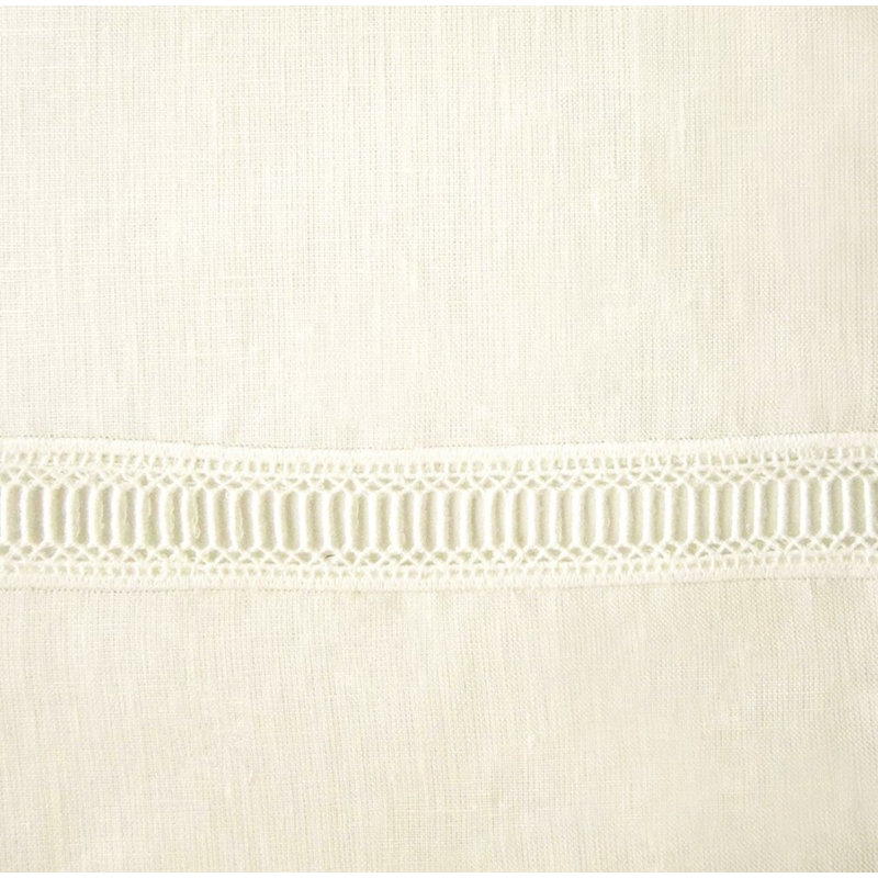 Doric Oblong Tablecloth, 108" x 72", Ivory