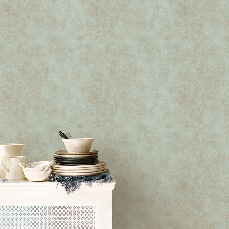 Dristy 10m x 52.8cm Matte Wallpaper Roll, Duck Egg