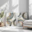 Ensemble de 2 reproductions encadrées 20 "x 20" Golden Echoes-102446190-102446194