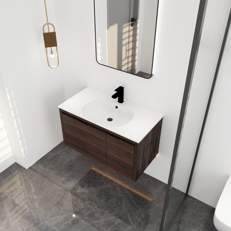 Meuble-lavabo 36 po avec lavabo en gel