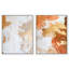 «Golden Bronze Ripple Duo», ensemble de 2 reproductions d'art encadrées par Art Remedy, cadre argenté, 20 x 24-1663934465-1663934472