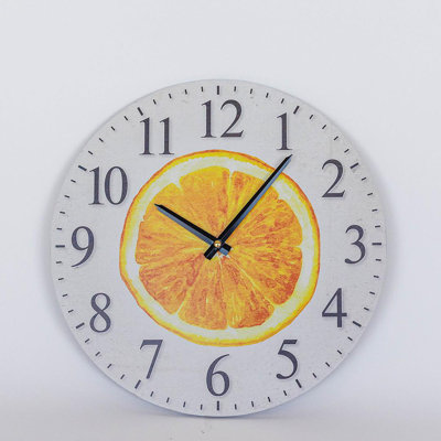 Slice Pattern Wall Clock