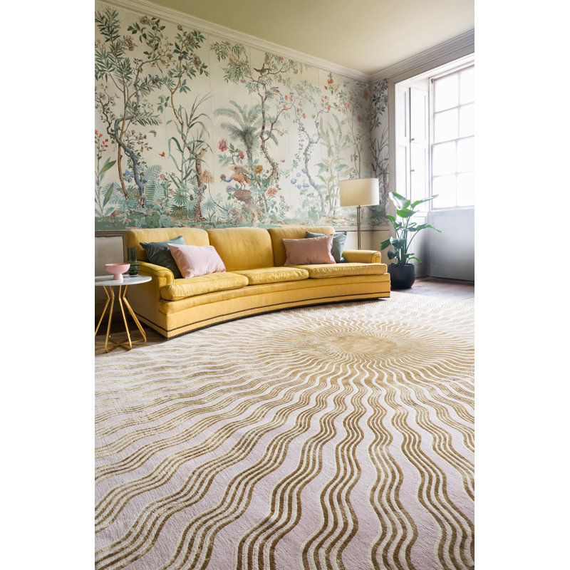 Mary Katrantzou Sunray Pink Area Rug, Rectangle 6' x 9'
