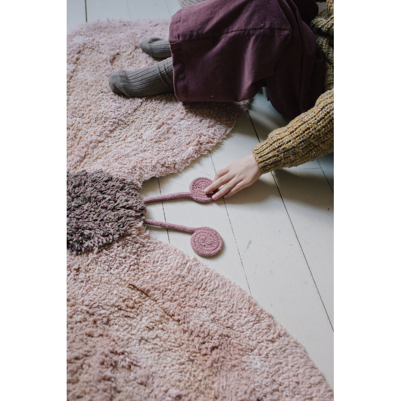 Washable Animal Cotton Rug Baby Butterfly