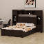 Lit en bois avec armoire-850540454