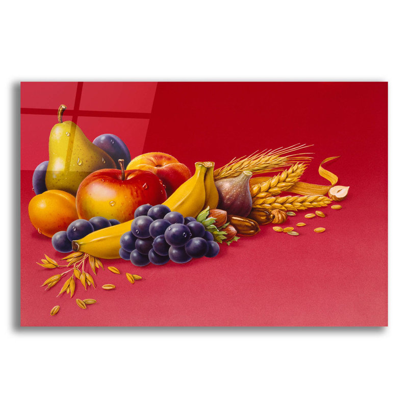 Latitude Run® 'Fruit ' By Harro Maass, Acrylic Glass Wall Art, H 12 po x l 16 po x P 0,2 po