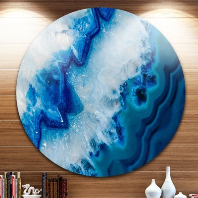 «Geode Slice Macro», art abstrait