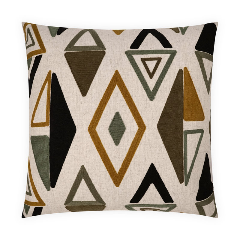 Wild Card Throw Pillow, Blackstone, Square 22"