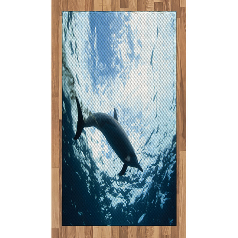 Tapis décoratif de haute densité en fibres de mer, Rectangle 2 pi 7 po x 5 pi