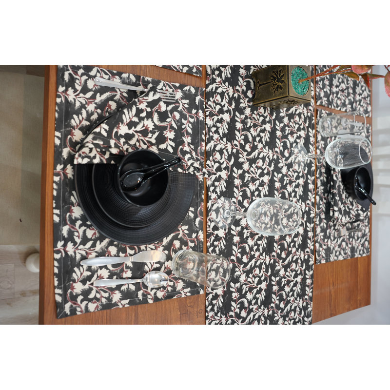 Napperon Fabividine 13 x 19 po Boho, imprimé floral