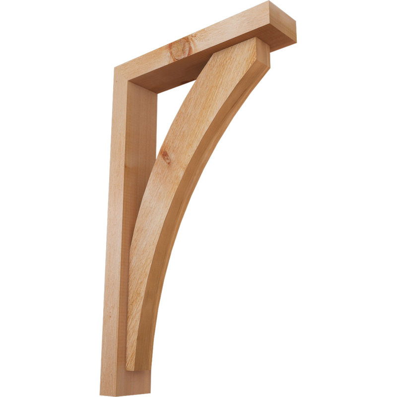 Support pour sciages rugueux avec support décalé, l 4 po x P 18 po x H 30 po, cèdre rouge de l'Ouest, 30 po x 18 po