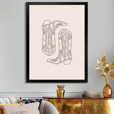 Illustration de bottes de cowboy