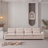 Modern Modular L Shaped Chenille Sofa With Reversible Ottoman, Storage, Washable Cushions, USB Ports & Cup Holder For Living Room-1324596642