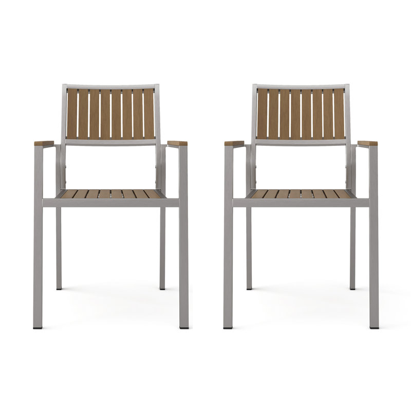 Chaises en bois de corail Cape et corail [ensemble de 2 pièces]