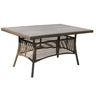 Watts Rectangular Outdoor Dining Table - 153 cm W 97 cm D