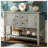 Delfausse 44.5'' Solid Wood Sideboard-1951407985