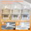 Ventilateur de plafond encastré blanc mat moderne 52 po avec DEL intégrées, télécommande et 5 pales deux tons-492049056-492049058