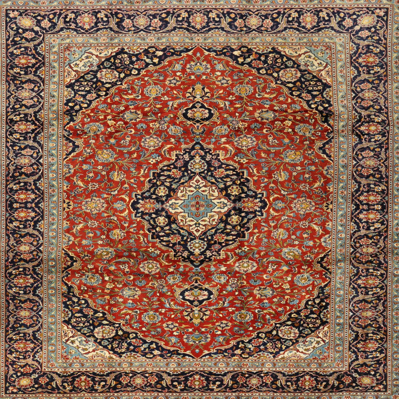 Nantan Oriental Indoor Rug, Square 6'