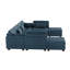 8 Seater Corduroy Corner Sofa -205672174