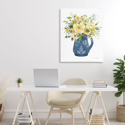 «Sunny Chinoiserie Yellow Bouquet», conception par Carol Robinson